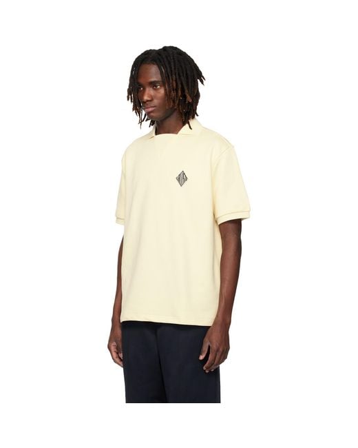 Lacoste Black Loose Fit Badge Accent Fleece Polo for men