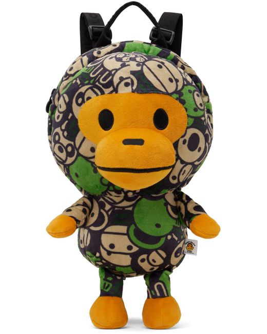 A Bathing Ape Yellow Baby Milo Backpack for men