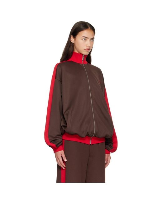 Coperni Red Oversized Track Jacket