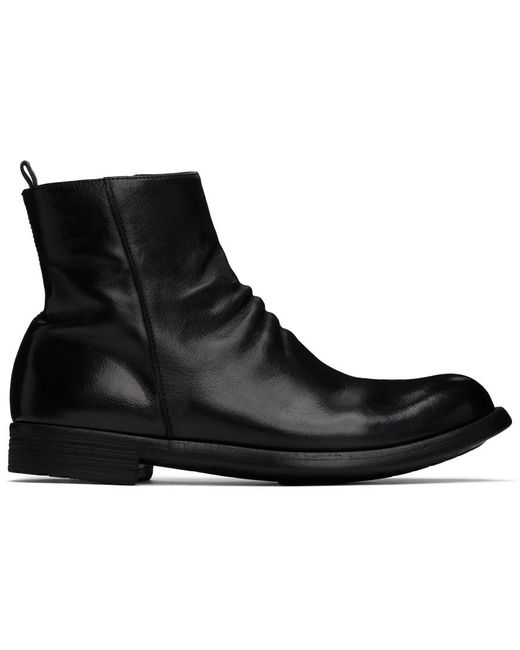 Officine Creative Black Hive 010 Boots for men