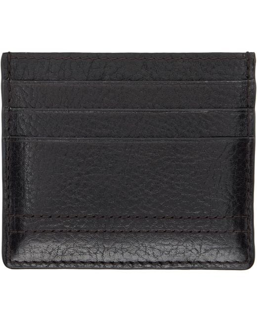 Lemaire Black Gear Card Holder