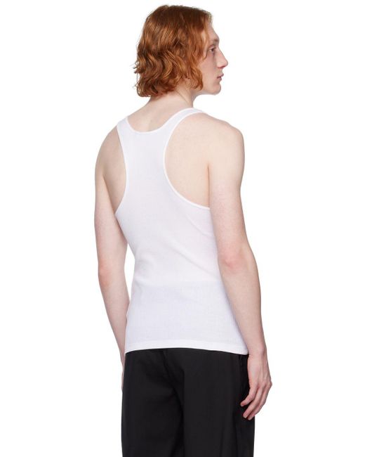 Y. Project Invisible Strap Tank Top in White for Men | Lyst