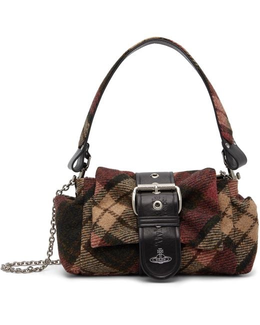 Vivienne Westwood ブラウン＆レッド Hazel Treasure バッグ ブラウン