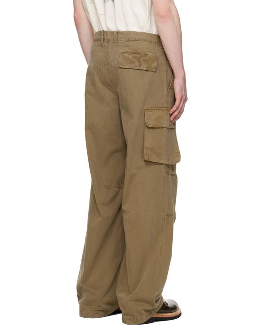Our Legacy Natural Taupe Mount Cargo Pants for men