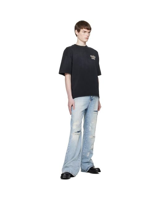 Amiri Black 'Chateau Oversized T-Shirt for men