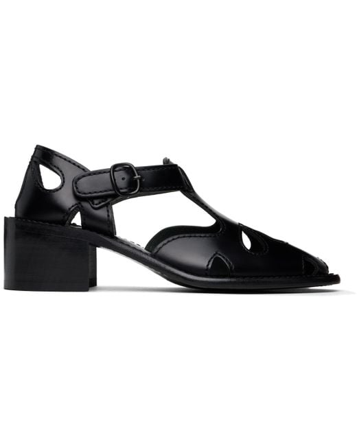 Hereu ブラック Floretta ヒール Black