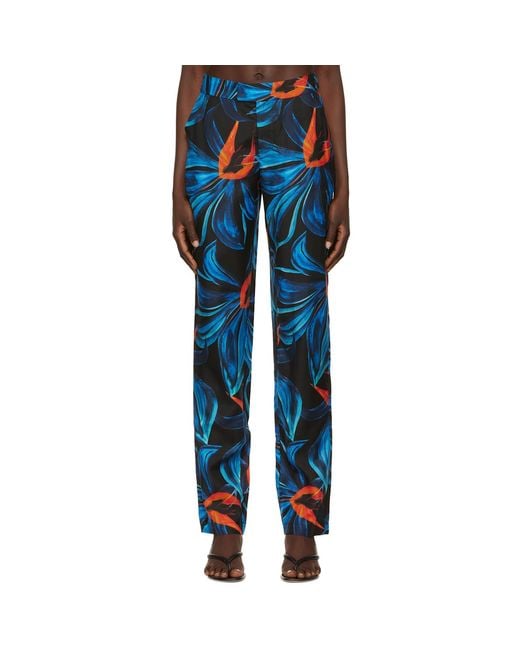 Louisa Ballou Blue Cruise Trousers