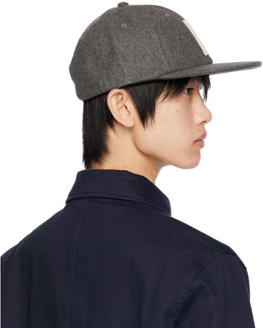 Norse Projects Blue Gray Sports Cap for men