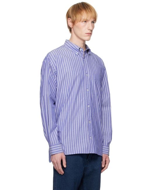 The Row Blue Bresson Shirt for men
