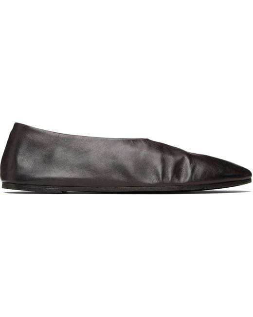 Marsèll Black Coltellaccio Slip-On Loafers for men