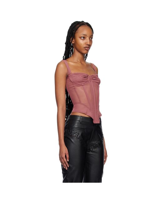 Miaou Black Pink Deville Tank Top