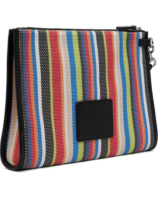 Marc Jacobs Red 'The Stripe Mesh Large' Pouch