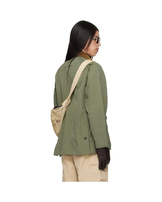 Barbour Green Khaki Icons Bedale Casual Jacket for men