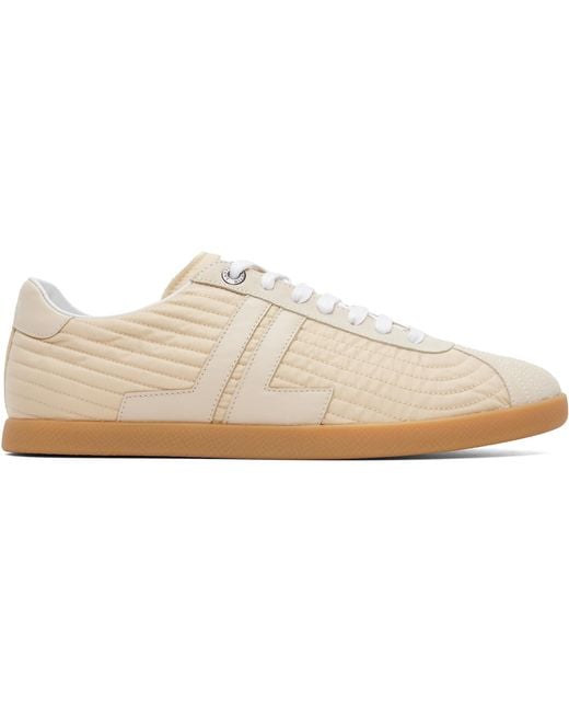 Lanvin White Glen 2.0 Nylon Sneakers for men
