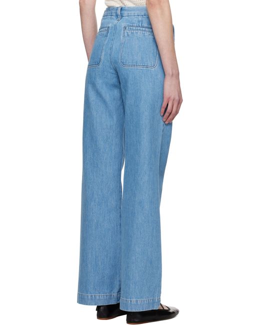 A.P.C. Blue Seaside Jeans