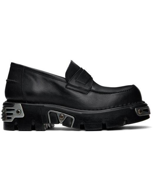 Vetements Black New Rock Edition Loafers for men