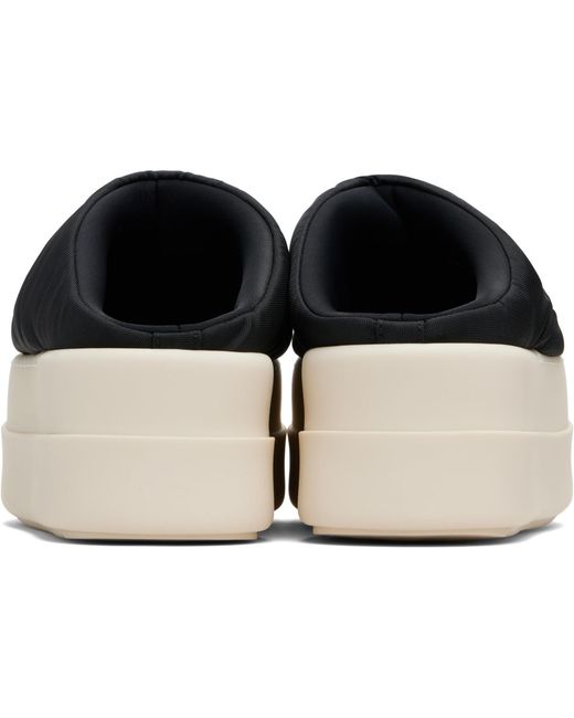 Rick Owens Black Concordians Mega Bumper Slip On Lunar Loafers