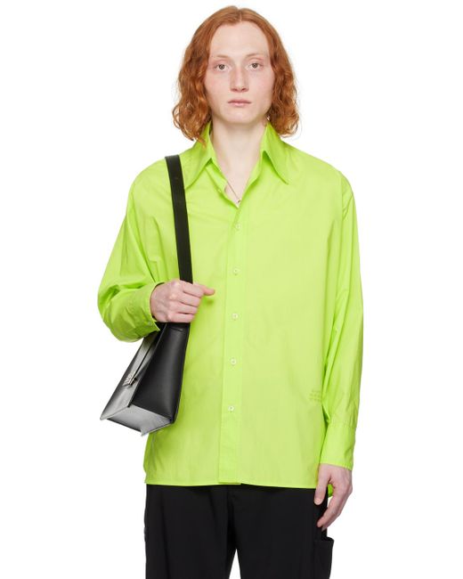 Chemise verte à boutons MM6 by Maison Martin Margiela pour homme en coloris Green