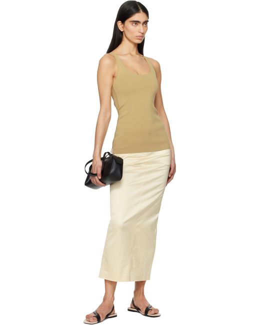 Totême  Black Leather Thong Sandals