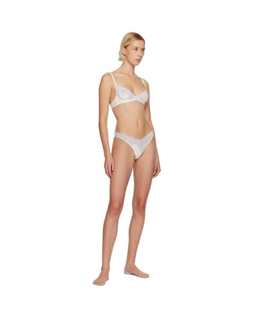 Fruity Booty White Off- & Lacie Thong