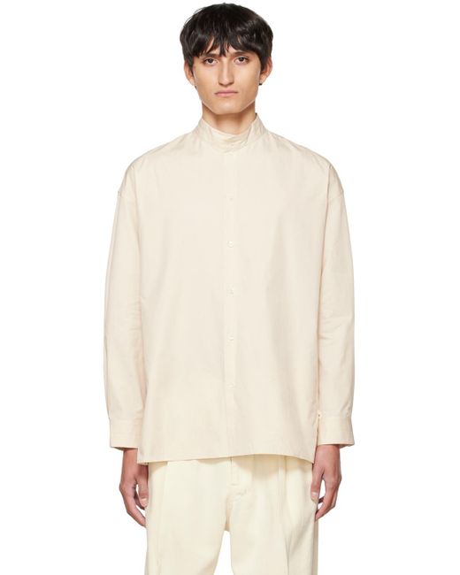 Lemaire Natural Twisted Shirt for men