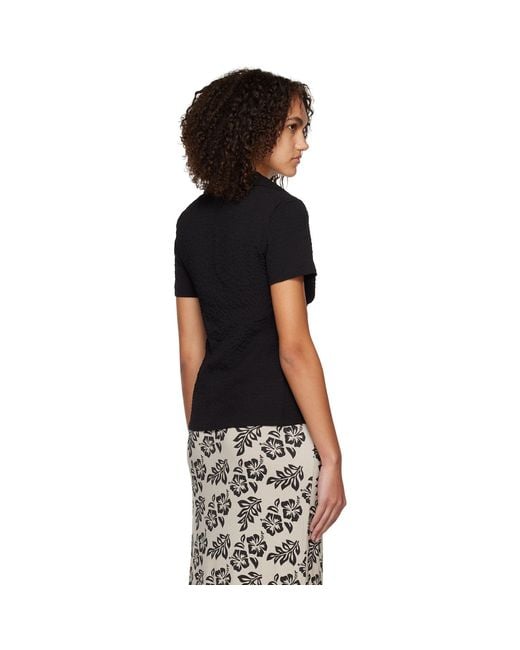 Third Form Black Waffle Twist T-Shirt