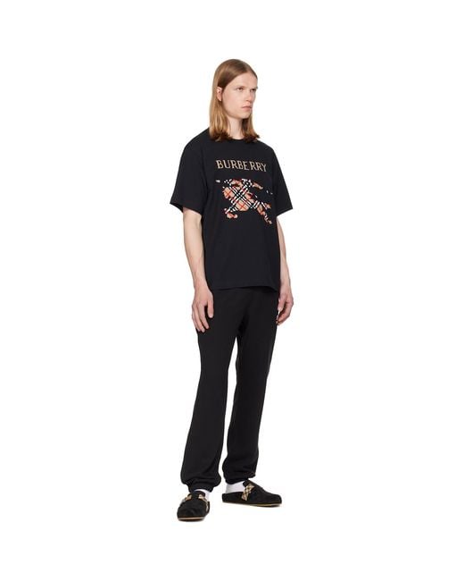 Burberry Black Ekd Sweatpants for men
