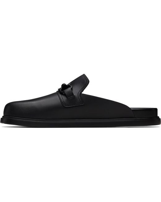 Ferragamo Black Santiago Loafers for men