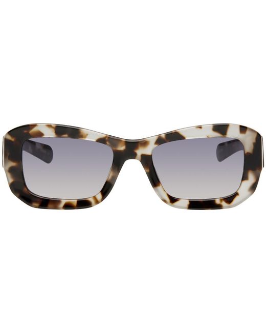 FLATLIST EYEWEAR Black Tortoiseshell Norma Sunglasses for men