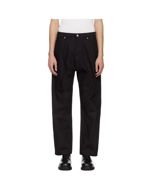 Studio Nicholson Black Marylebone Jeans for men