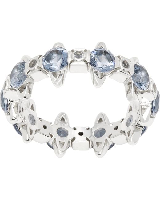 Vivienne Westwood Blue Warwick Ring for men