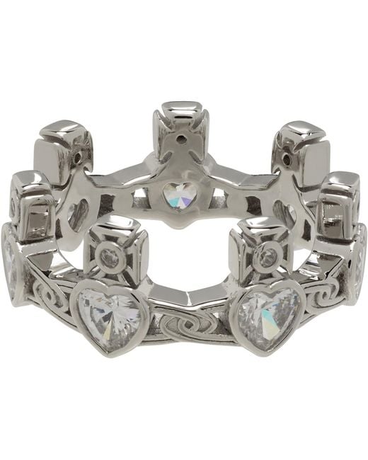 Vivienne Westwood Metallic Renatta Ring for men