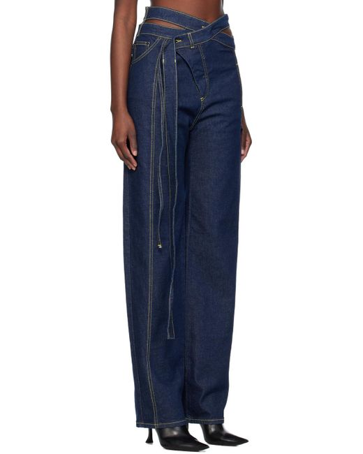 OTTOLINGER Blue Ssense Exclusive Jeans