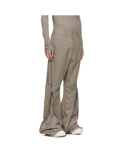 Rick Owens Natural Tower Bolan Banana Trousers for men