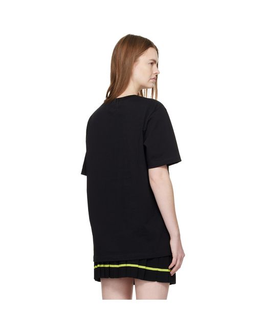 Casablanca Black Short Sleeve T‑Shirt