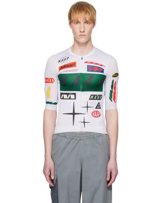メンズ MAAP ホワイト Drome Pro Air Jersey 3.0 トップス Black