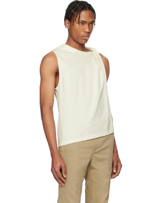 メンズ Courreges ホワイト ツイスト トップス Multicolor