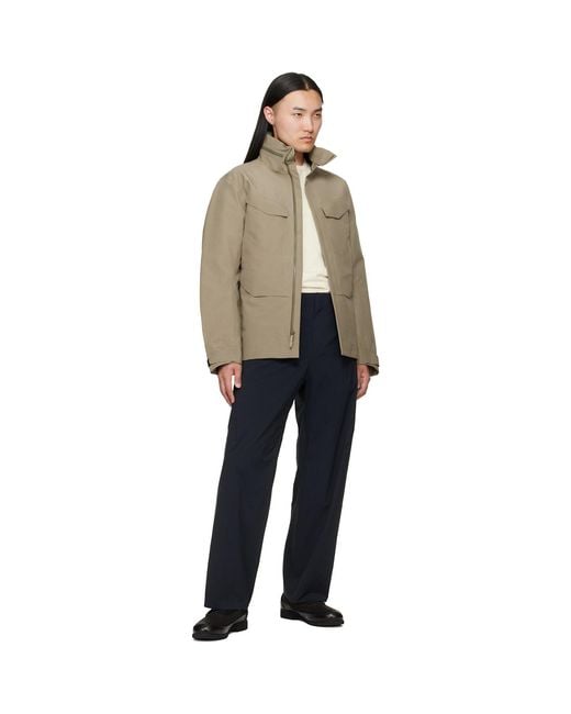 Veilance Brown Field Jacket for men