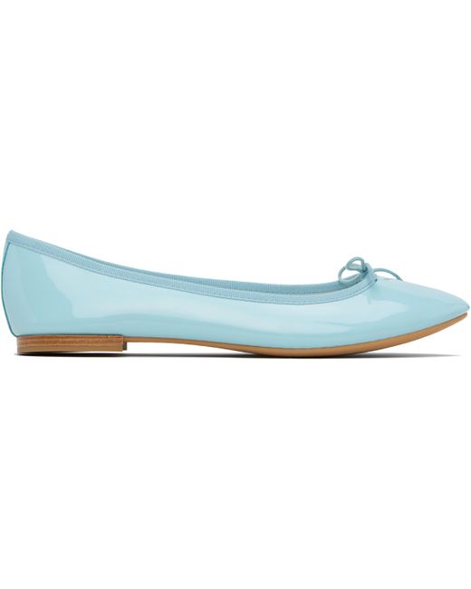 Repetto ブルー Cendrillon ラバーソール バレエシューズ Black