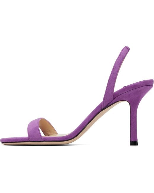 Jimmy Choo Purple Jenn 85 Heeled Sandals