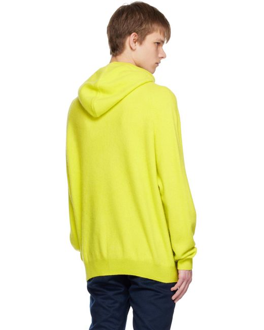 Frenckenberger Yellow Bf Hoodie for men