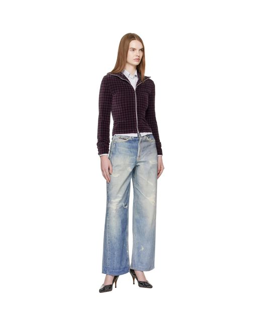 Our Legacy Blue Full Cut Jeans