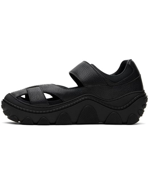 Kiko Kostadinov Black Tonkin Hybrid Sandals for men