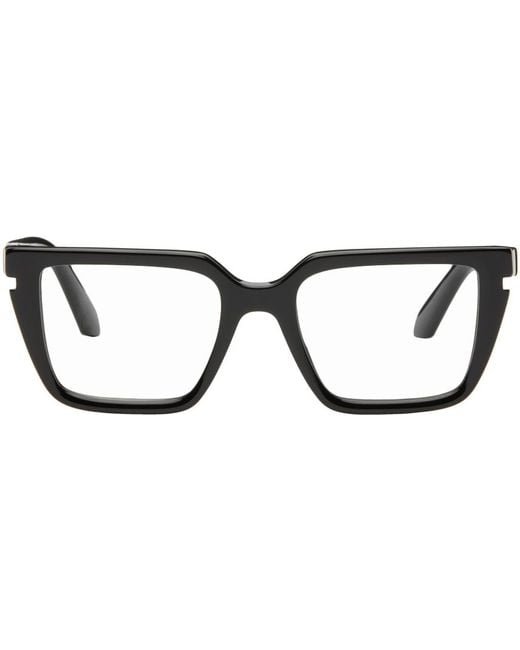 Off-White c/o Virgil Abloh Black Optical Style 52 Glasses for men