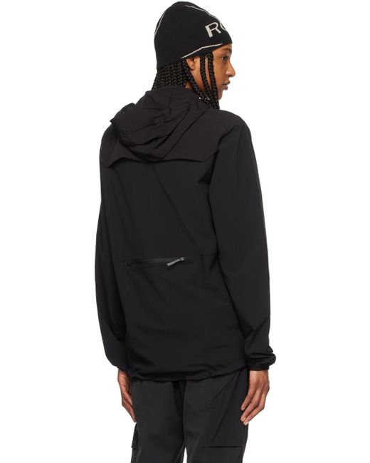 Roa Black Hooded Jacket