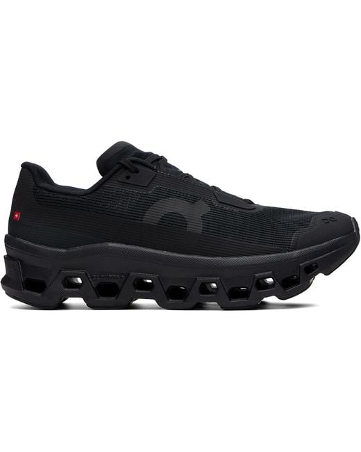 On Shoes Black Clounmster Void Sneakers for men