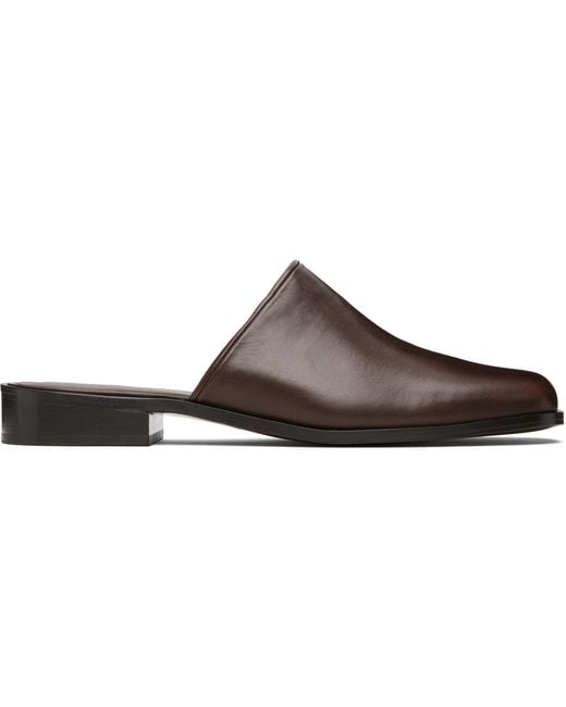 Studio Nicholson Black Barlow Slip-On Loafers for men