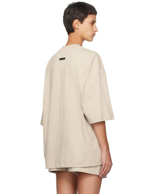 Fear Of God Natural Taupe 'the Lounge' T-shirt