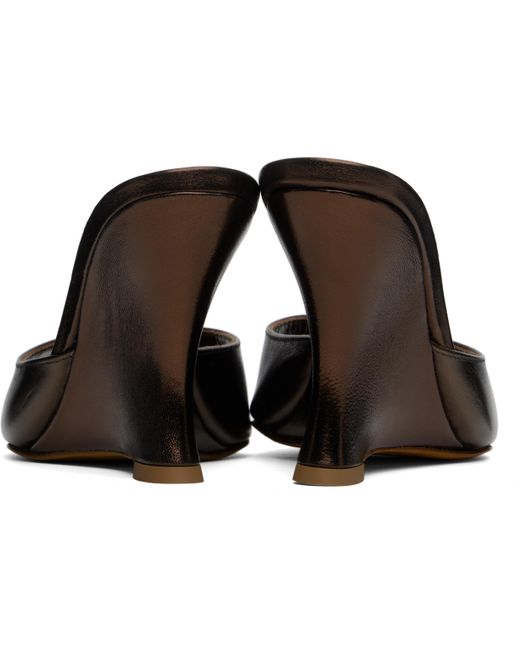 Maryam Nassir Zadeh Black Lido Wedge Heeled Sandals