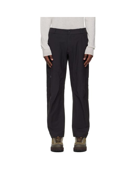 Arc'teryx Black Cronin Cotton Trousers for men